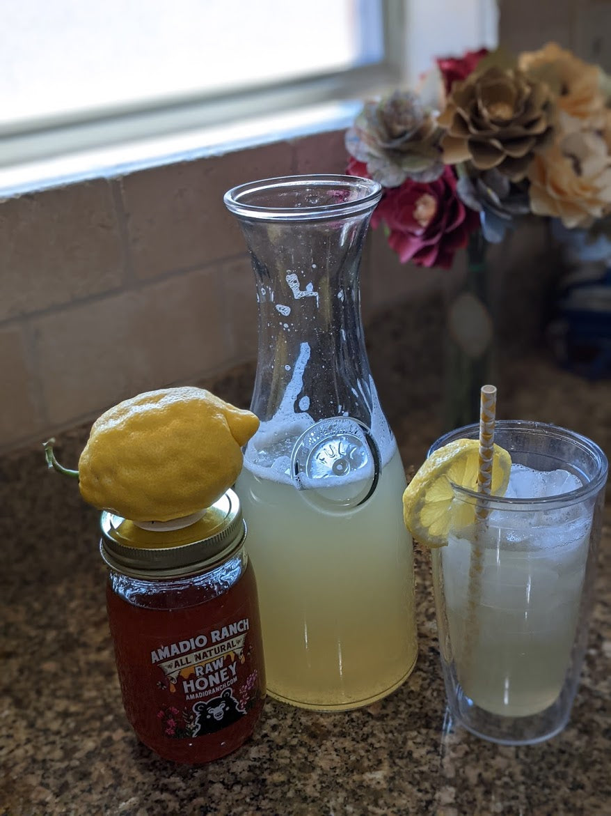Local Raw Honey Lemonade